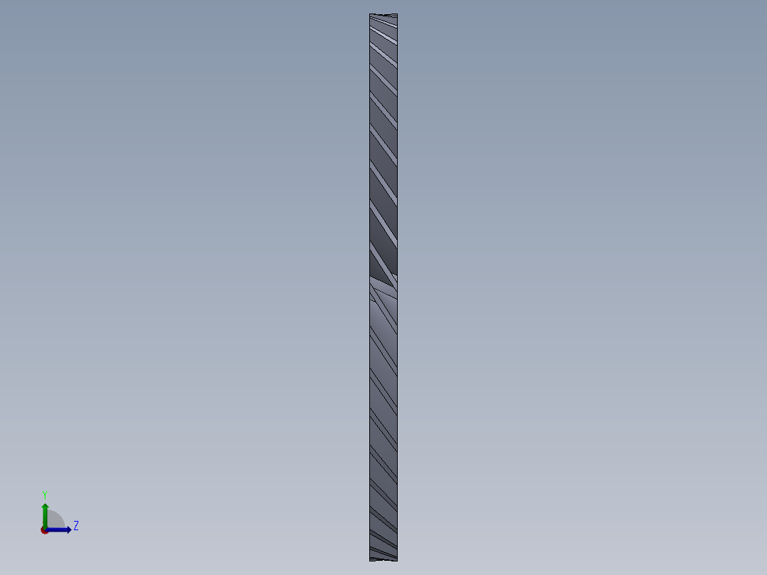 涡轮 叶片 涡扇 (14)左视图