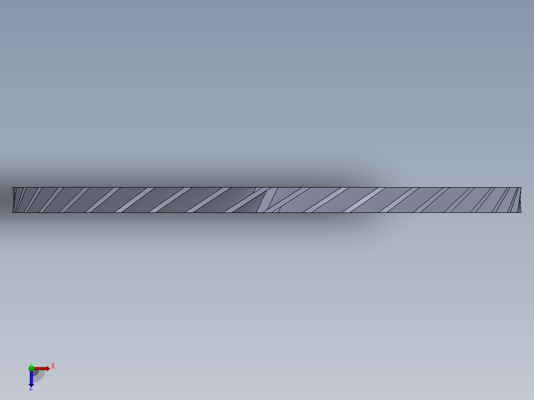 涡轮 叶片 涡扇 (14)俯视图