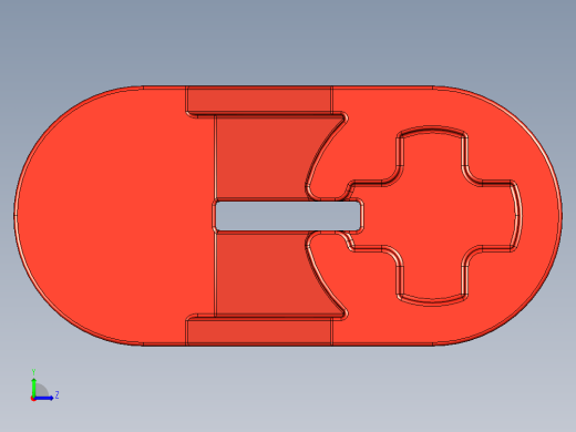 气缸电机-2854 Bright Red Technic Engine Crankshaft Centre左视缩略图