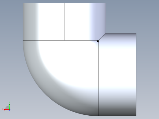 聚氯乙烯配件05-Sch80_90Elbow_SxS_806-060 _6in后视缩略图