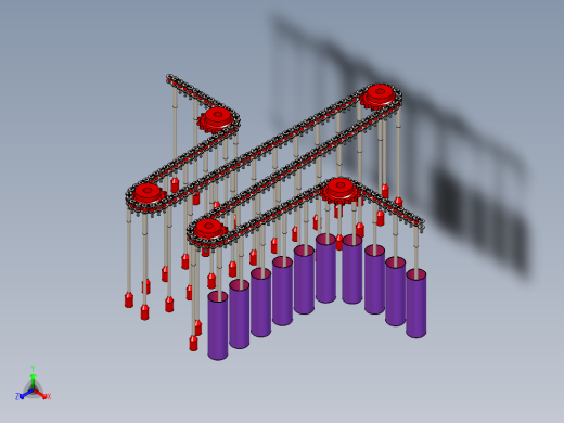 滚子链pin-oven-chain-roller-chain-STP正等轴测缩略图