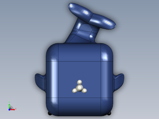 可爱的小鲸鱼前视缩略图