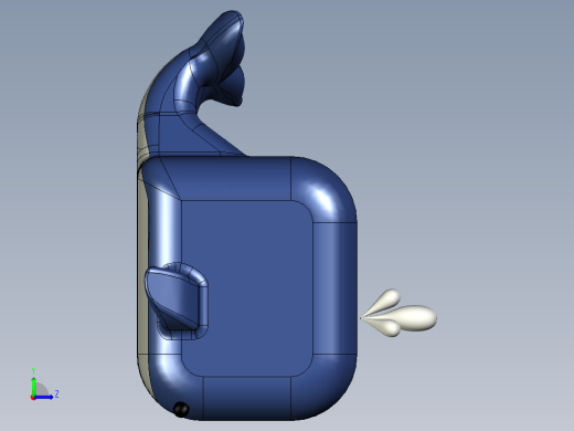 可爱的小鲸鱼左视缩略图