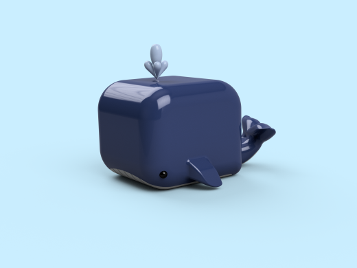 可爱的小鲸鱼缩略图