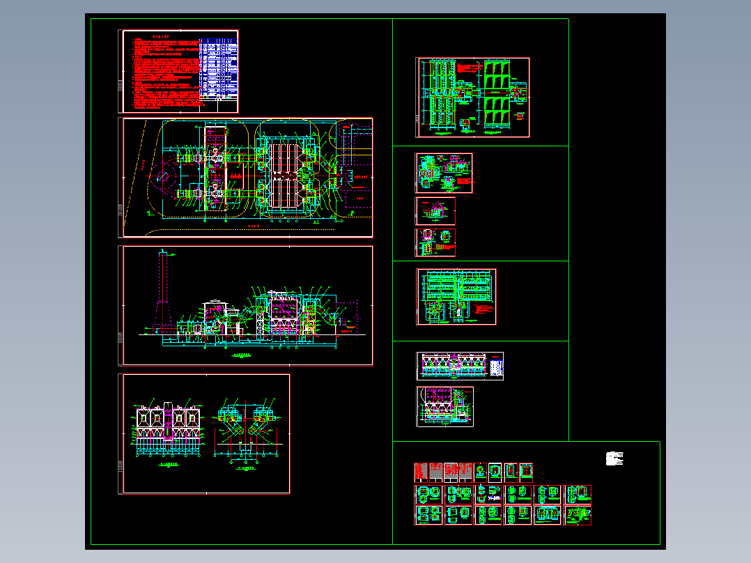 钢铁厂烧结机除尘全套图