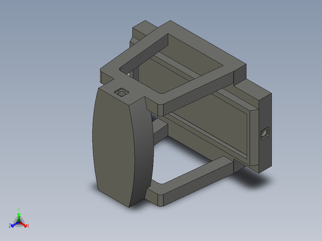 压膜机正等轴测图