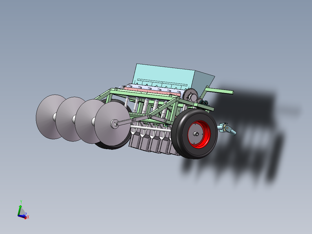 内侧充种式智能花生播种机