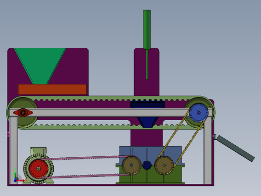 大枣红枣冬枣鲜枣去核机设计 含CAD图纸+SW三维模型+说明书前视缩略图
