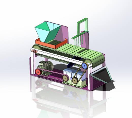 大枣红枣冬枣鲜枣去核机设计 含CAD图纸+SW三维模型+说明书缩略图