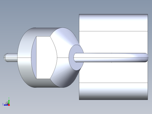 插座建模 SW STP右视缩略图