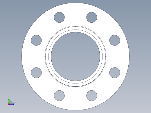 船舶管路系统S22_SeaDrainPLUS_Flange150Solid-S_37E169204_4in Sea Drain Plus - Flange 150lb Solid - S左视缩略图