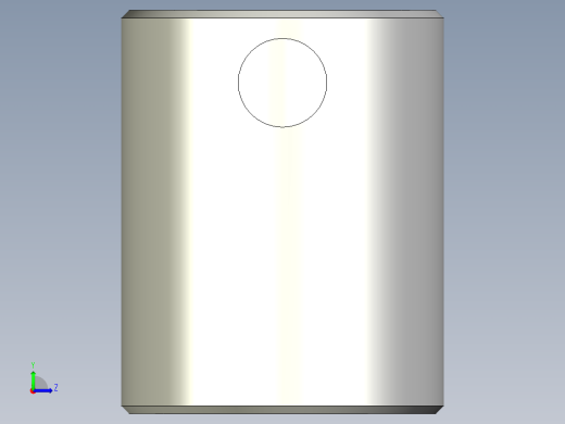 襯套(位置顯示器用)DD51,DD52-3D多系列多零件图纸模型左视缩略图