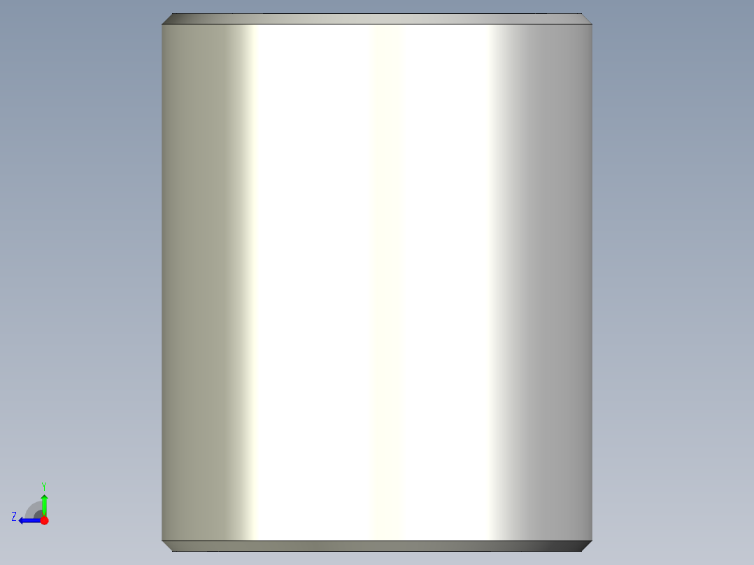 襯套(位置顯示器用)DD51,DD52-3D多系列多零件图纸模型右视图