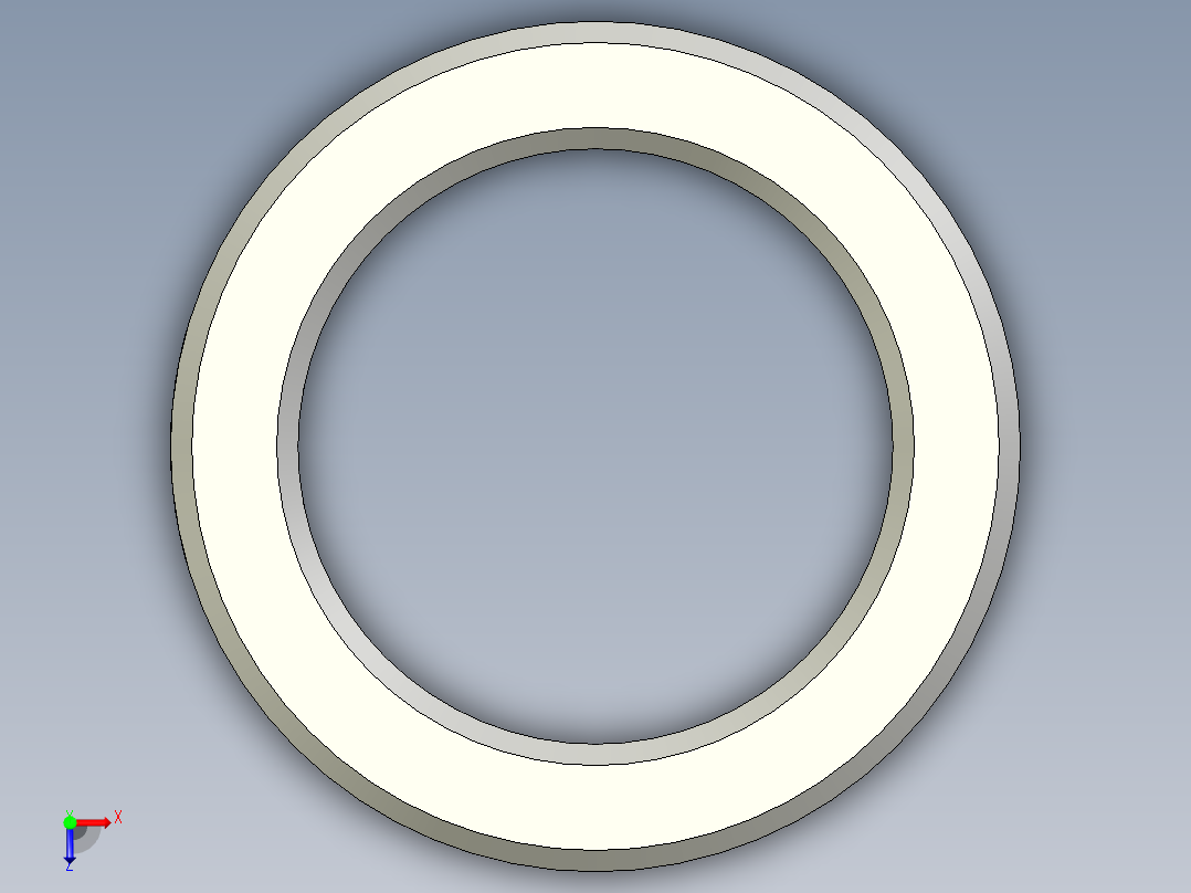 襯套(位置顯示器用)DD51,DD52-3D多系列多零件图纸模型俯视图