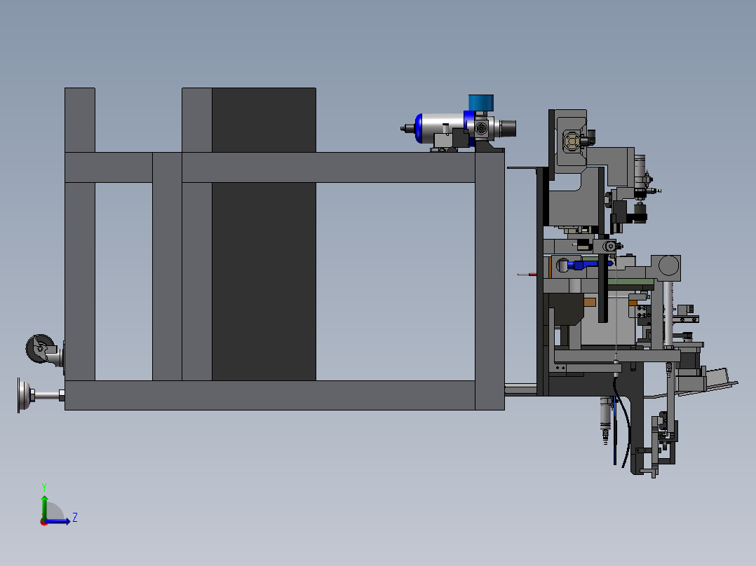 小线圈生产打蜡机sw20左视图