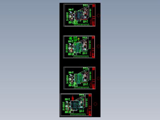 地下停车场电气照明设计图