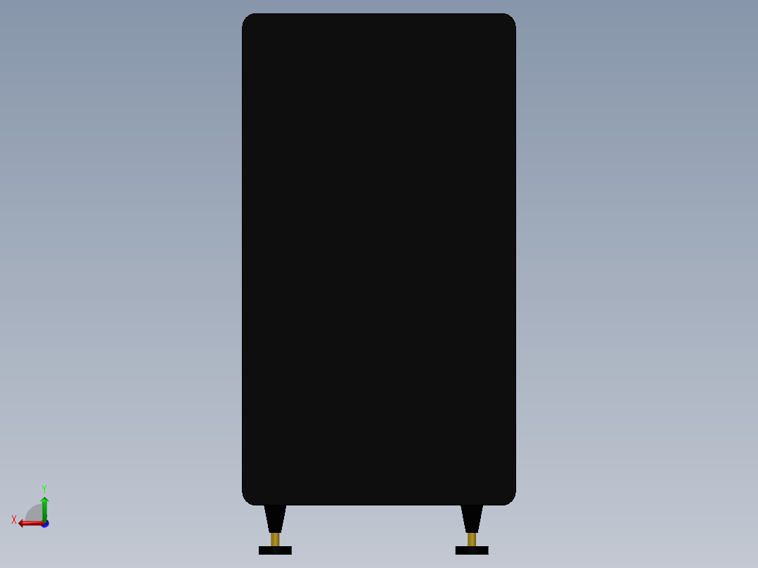 自动售货机后视图