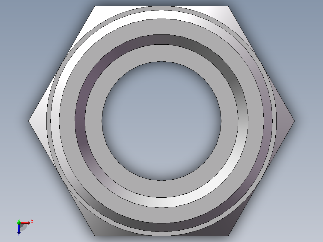 公制螺纹ED密封、1CM-26-22WD俯视图