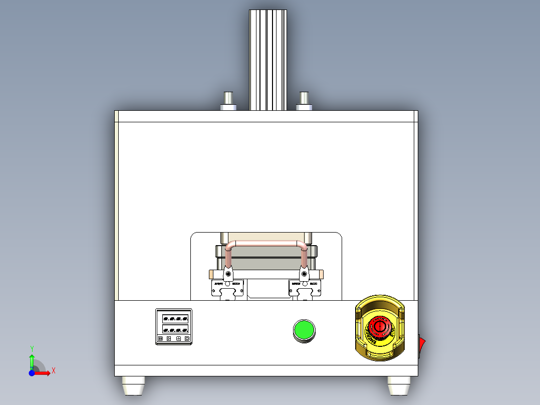 压合设备前视图