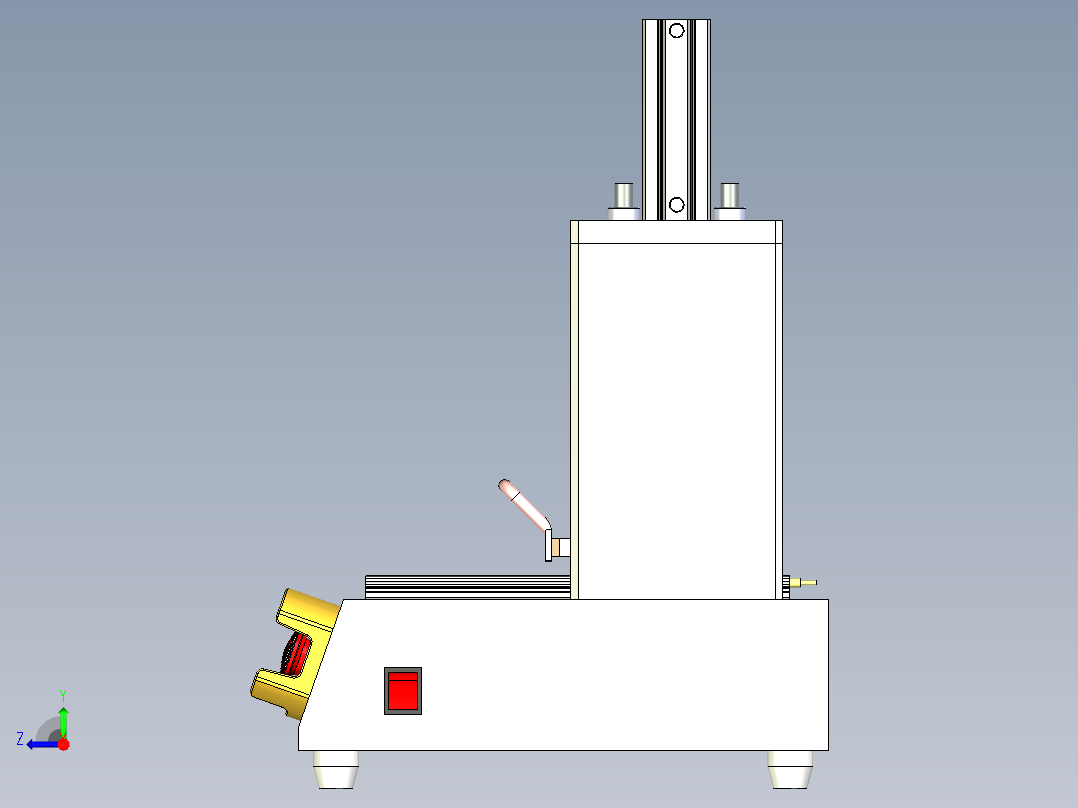 压合设备右视图