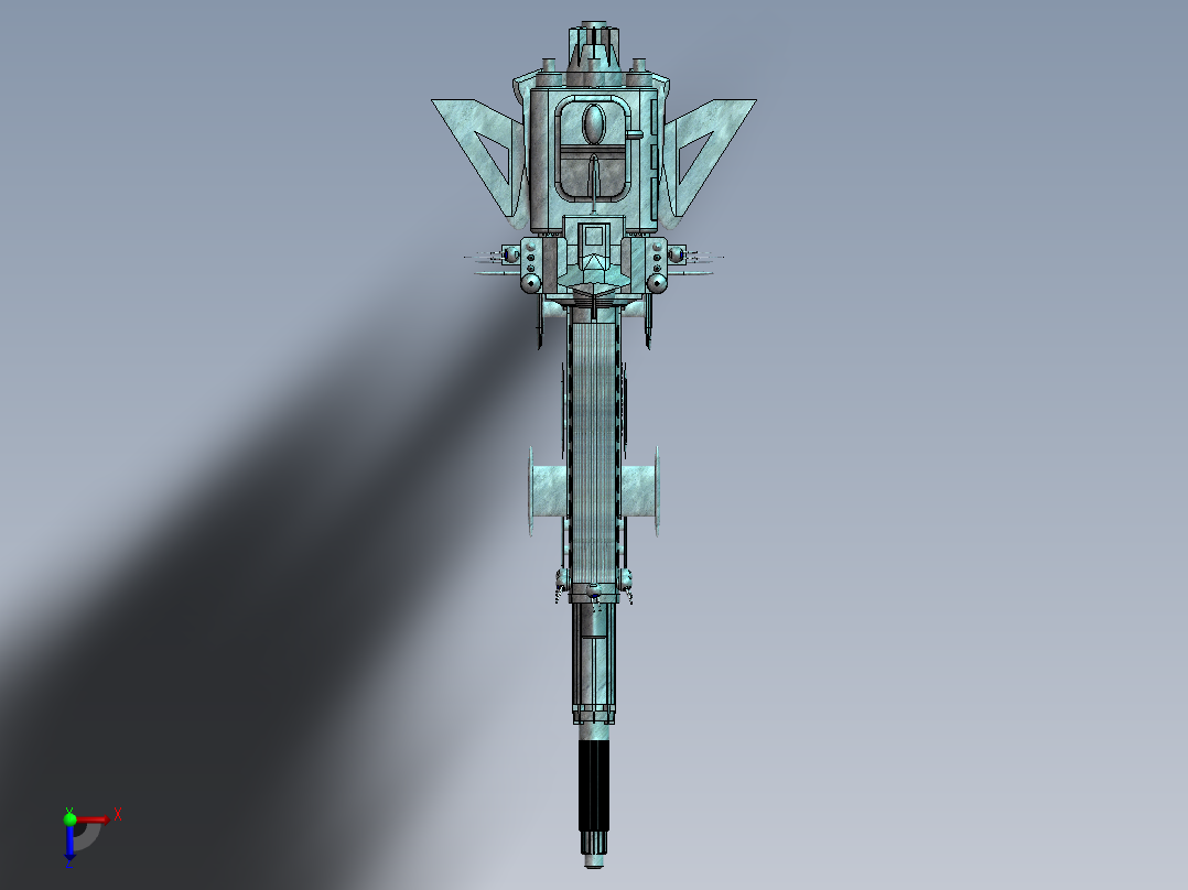 宇宙飞船(6)俯视图