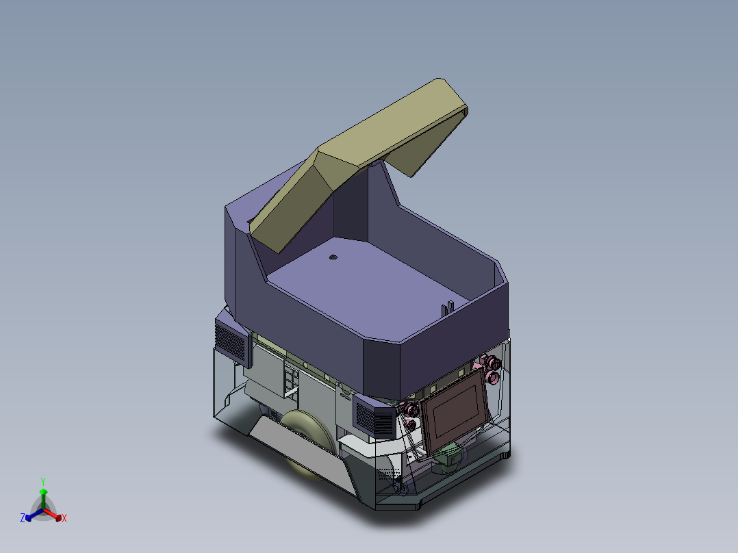 AGV小车、AGV(28)正等轴测图