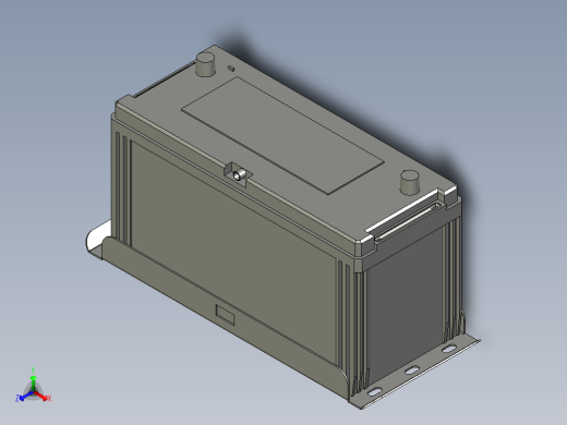 12v蓄电池设计模型
