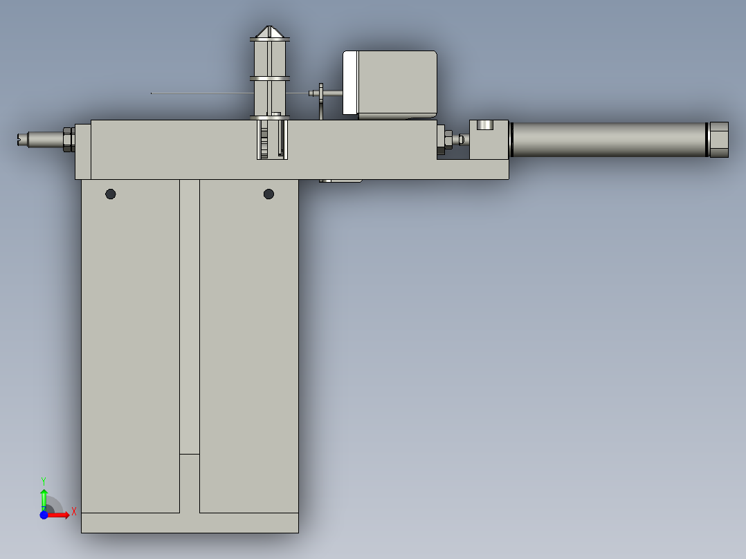 ANM-按钮帽分料前视图