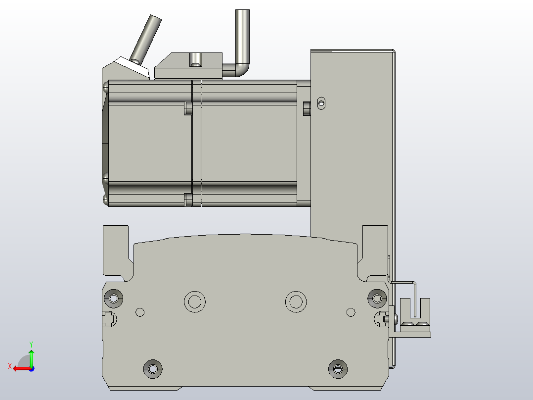 MT136BT半封闭皮带滑台[MT136BT.L100.1200.LU.M40.C3]后视图