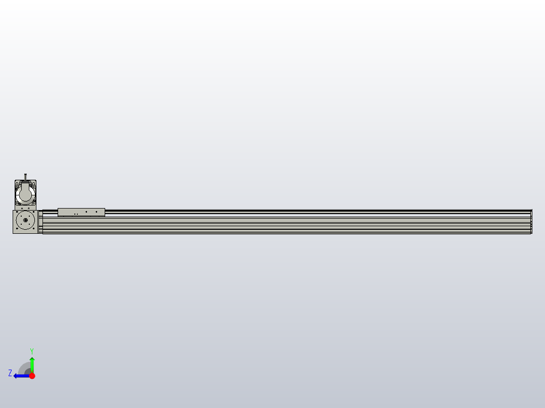 MT136BT半封闭皮带滑台[MT136BT.L100.1200.LU.M40.C3]右视图