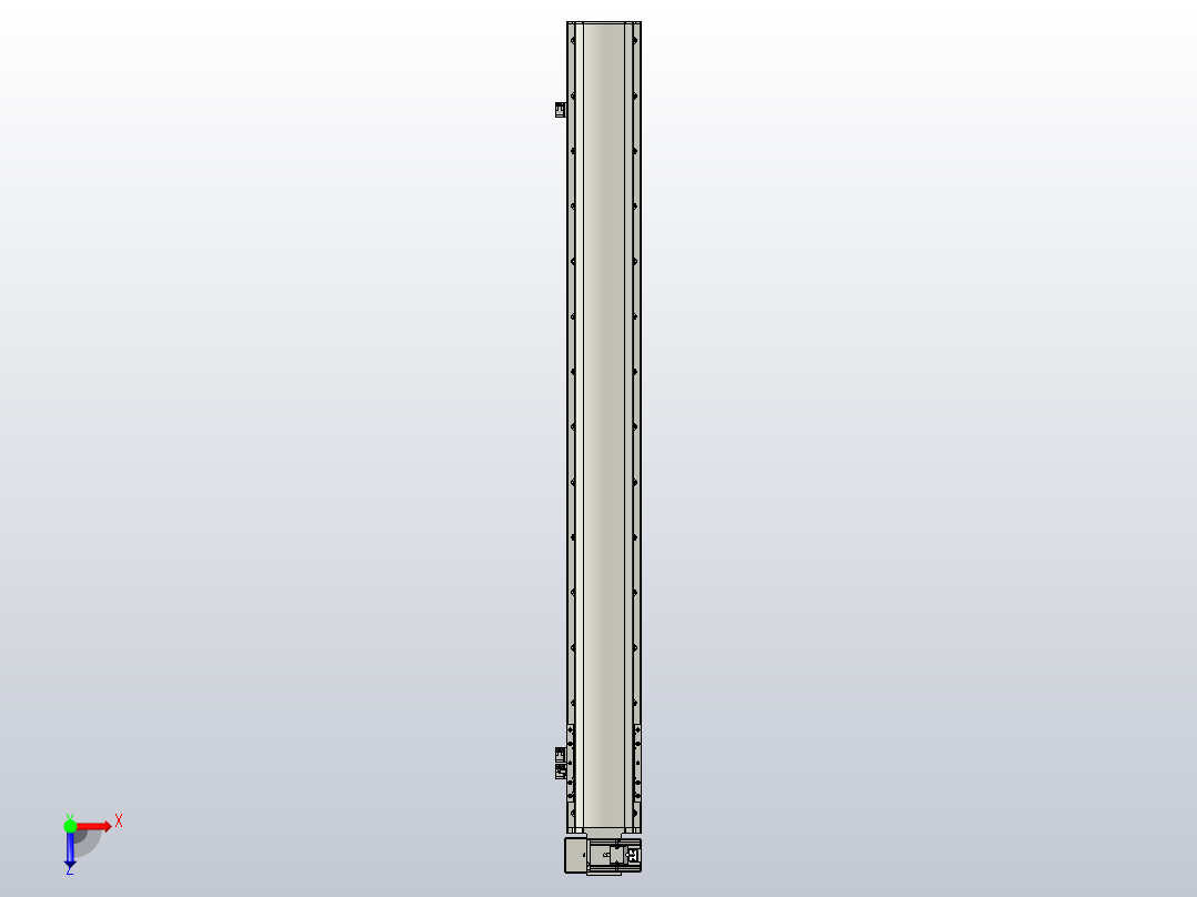 MT136BT半封闭皮带滑台[MT136BT.L100.1200.LU.M40.C3]俯视图