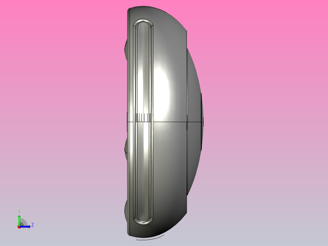 车用空气净化器左视图