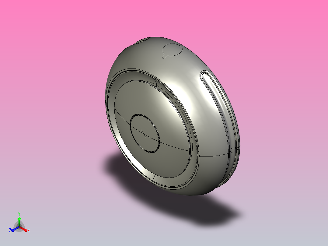 车用空气净化器正等轴测图