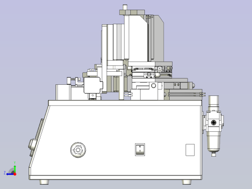 一种半自动弯折机右视缩略图