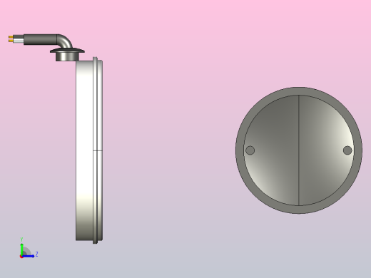 YF调速电磁制动电机90YF02-180左视缩略图