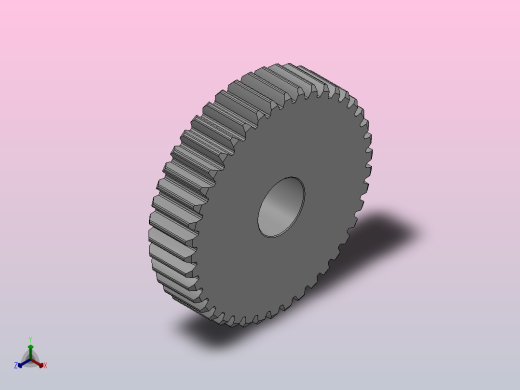 标准型模数1.5直齿轮压力角20°_GSDHC-1.5-42-15-dc16-A
