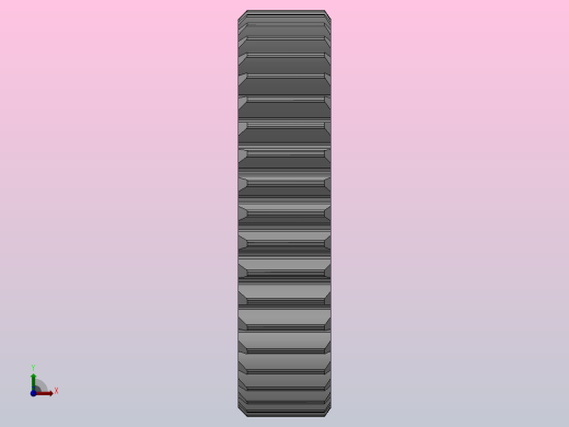 标准型模数1.5直齿轮压力角20°_GSDHC-1.5-42-15-dc16-A前视缩略图