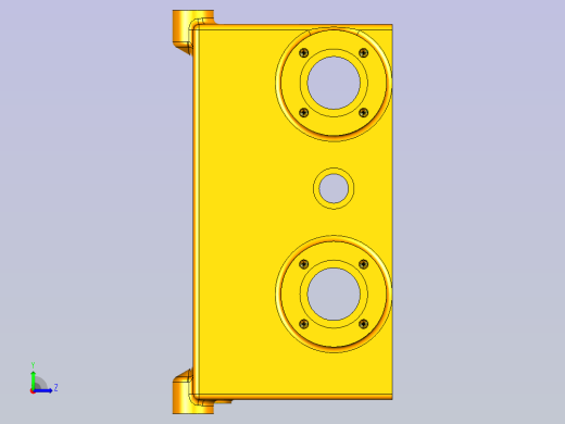P51G箱体零件数控加工程序设计含UG三维及4张CAD图左视缩略图