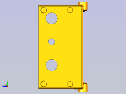 P51G箱体零件数控加工程序设计含UG三维及4张CAD图右视缩略图