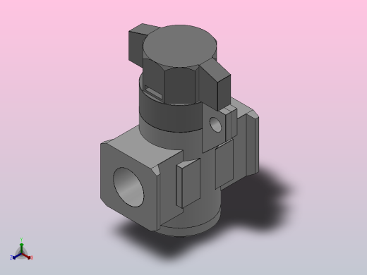 QVHL3000-03(02)型 二位三通释放式节流阀（带空锁）[QVHL3000-03]