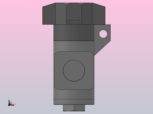 QVHL3000-03(02)型 二位三通释放式节流阀（带空锁）[QVHL3000-03]前视缩略图