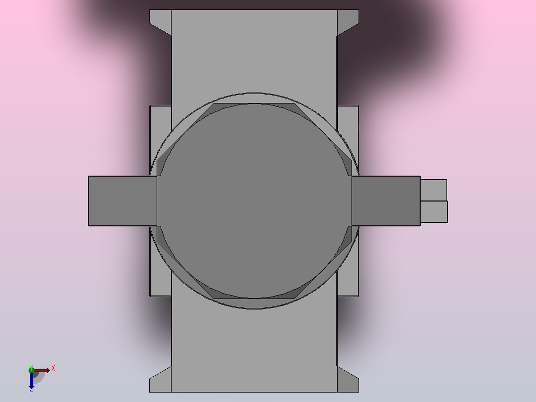 QVHL3000-03(02)型 二位三通释放式节流阀（带空锁）[QVHL3000-03]俯视图