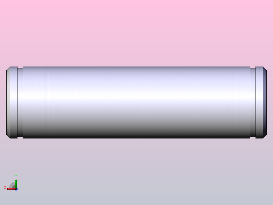 气缸附件IY-G05肘接头用销子后视图