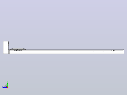 机器人皮带驱动直线轴TPA-GCB-150-P80-L1400-RU-M75-N3右视缩略图