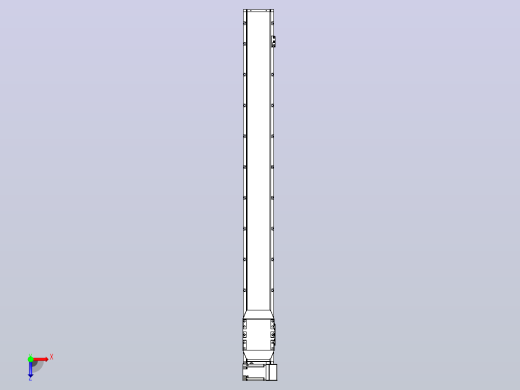 机器人皮带驱动直线轴TPA-GCB-150-P80-L1400-RU-M75-N3俯视缩略图