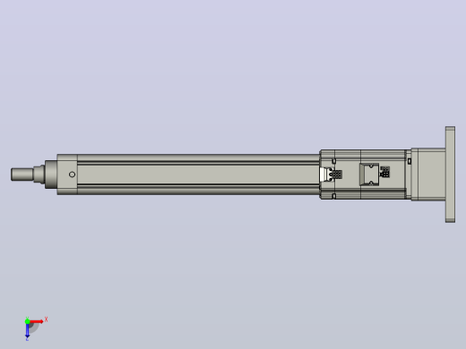 轻载电动缸TPA-ESR50-1610C-L400-MR-FB-W-P40-C3俯视缩略图