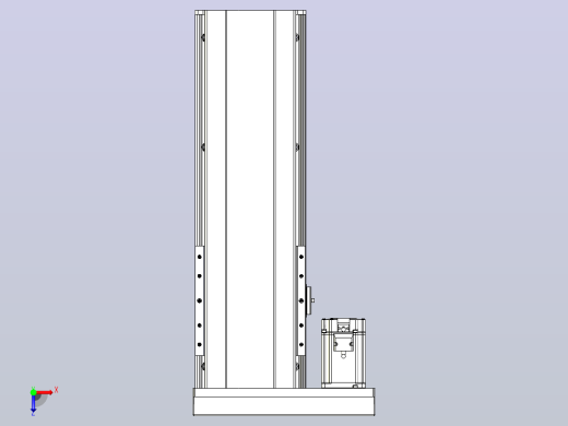 日规模组半封闭丝杆TPA-HNR-202D-2510C-L350-MR-C-P75-N3俯视缩略图