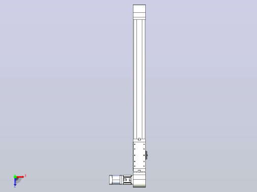 带式直线轴半闭式TPA-ONB-80-170-L750-DL-J60-N3俯视缩略图