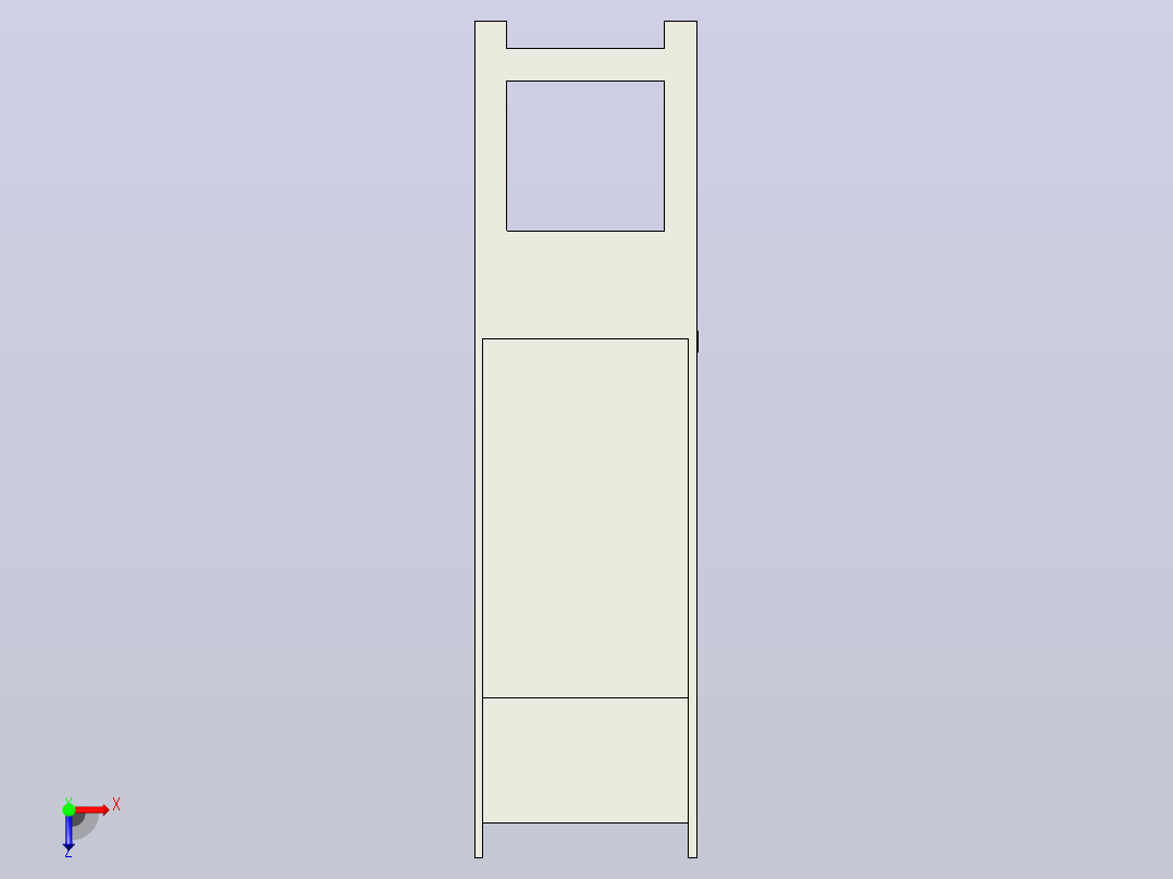 5T OPF的框架俯视图