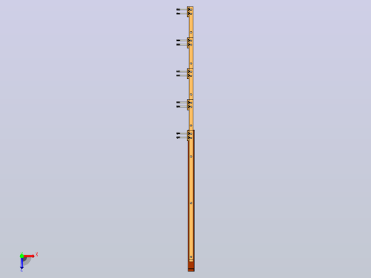 上升角为25°的楼梯扶手部分...27度.zip.zip俯视缩略图